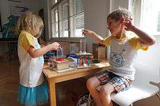 Vertikalen Luftkanal.