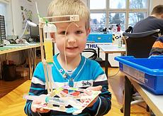 Einfache hydraulische Maschine